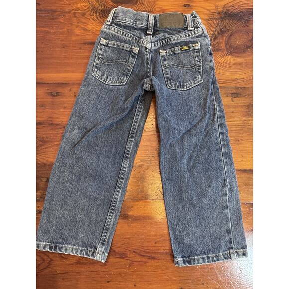 Vintage Lee Premium Toddler Boy Jeans Size 4 Internal Adjustable Waistband - Picture 2 of 12